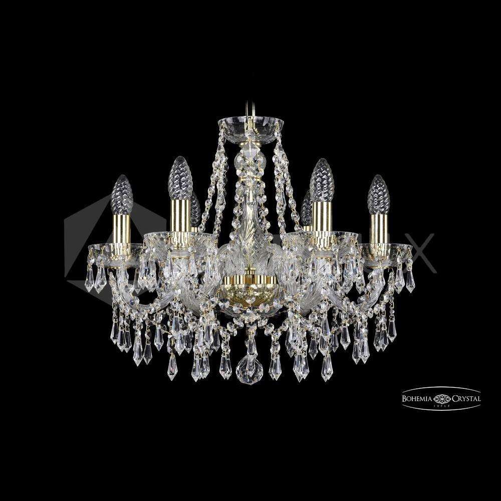 Люстра хрустальная 2403/6/160 G Clear/1C Bohemia Ivele Crystal