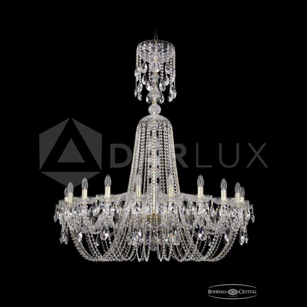 Люстра хрустальная 1402/20/400/XL-140 G Bohemia Ivele Crystal