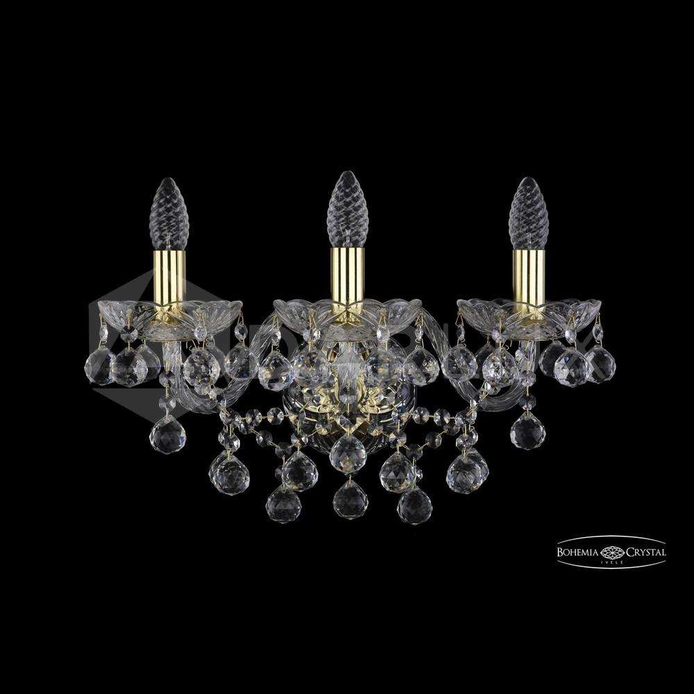 Бра хрустальные 1409B/3/160/XL G Bohemia Ivele Crystal