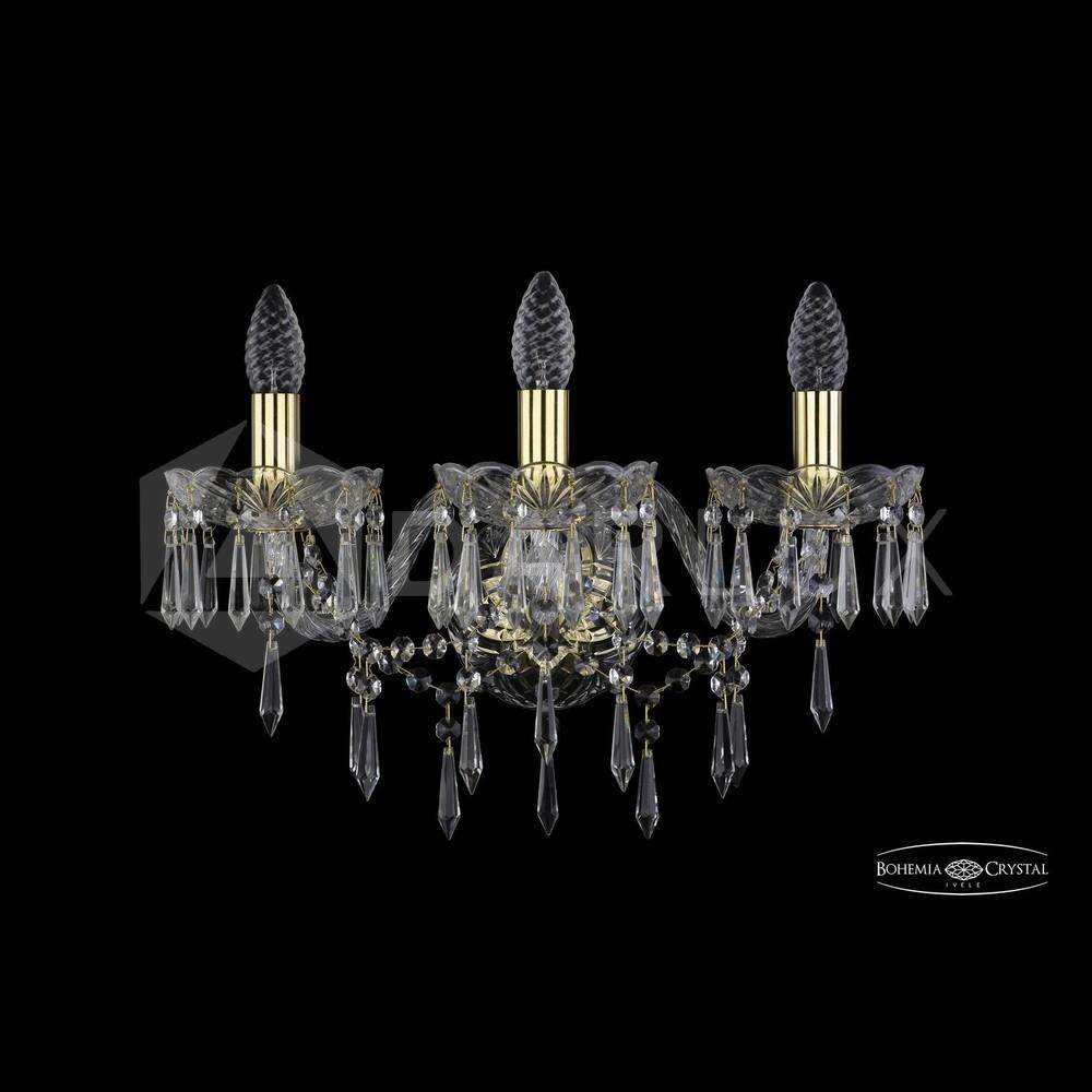 Бра хрустальные 1403B/3/160/XL G Bohemia Ivele Crystal