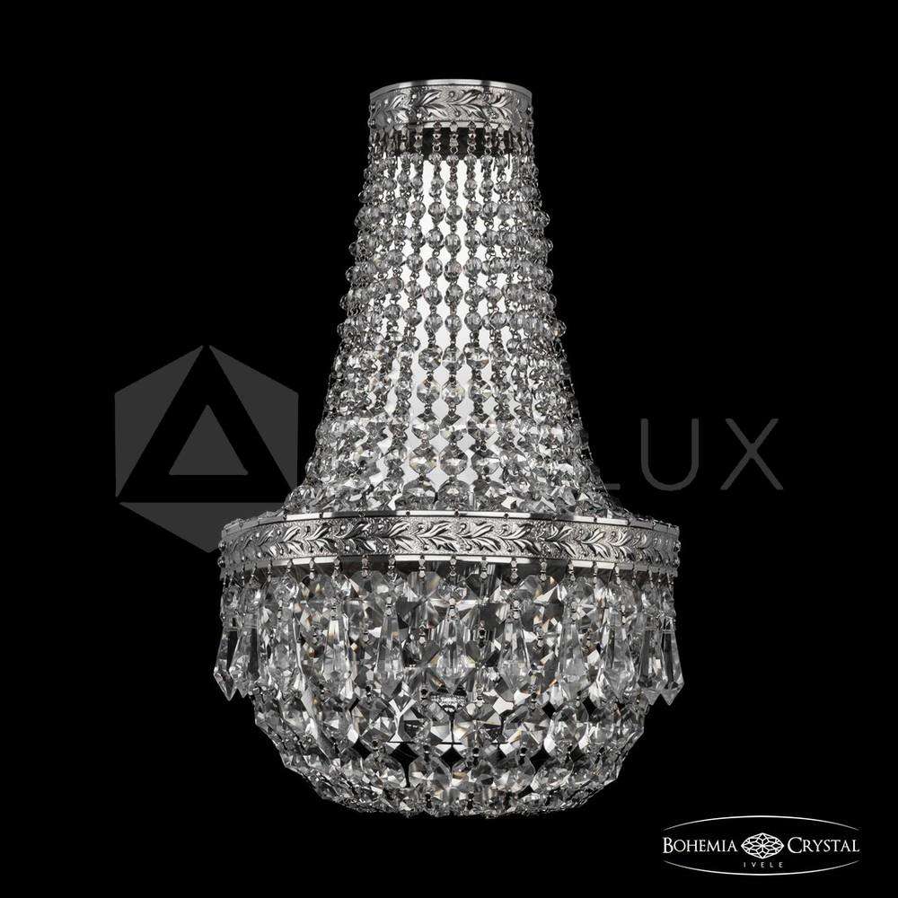 Бра хрустальные 19011B/H2/20IV Ni Bohemia Ivele Crystal