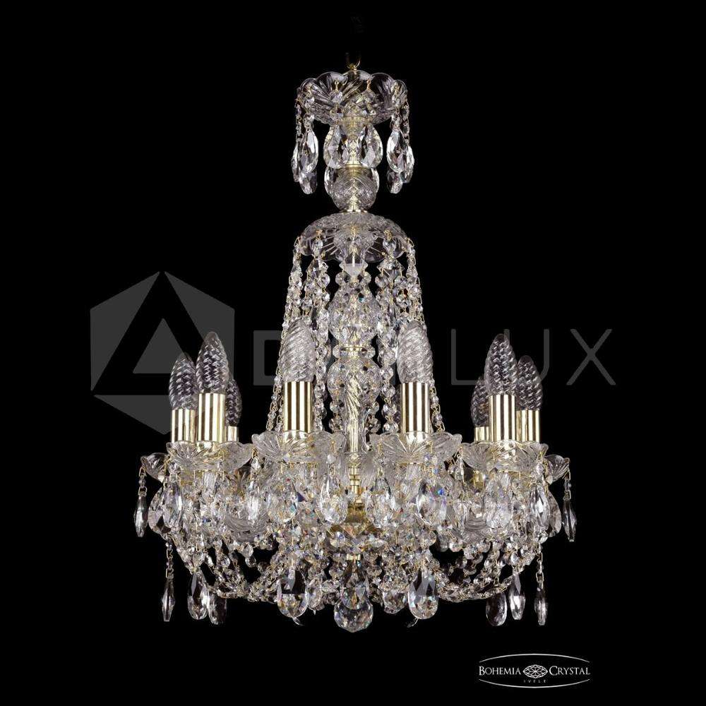 Люстра хрустальная 1406/10/141/XL-58 G Bohemia Ivele Crystal