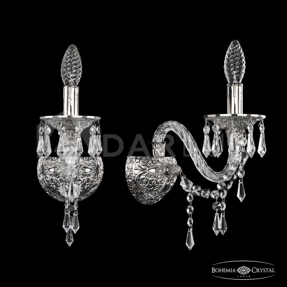 Бра хрустальные 16103B/1/165 Ni Bohemia Ivele Crystal