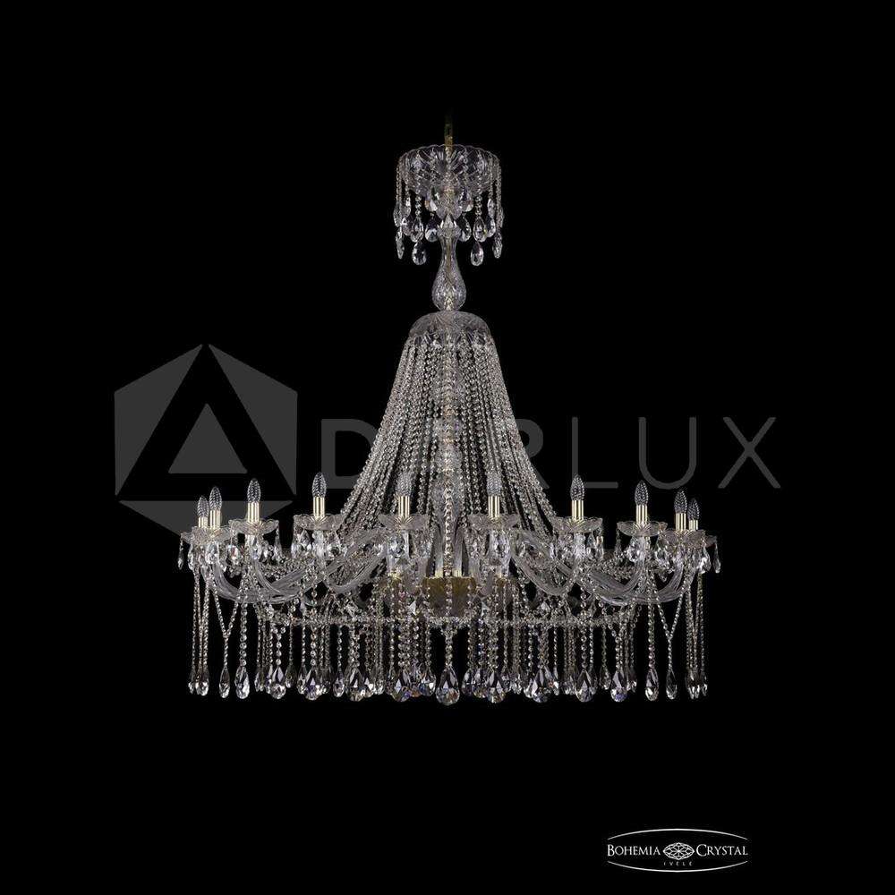 Люстра хрустальная 1413/20/530/XL-158 G Bohemia Ivele Crystal