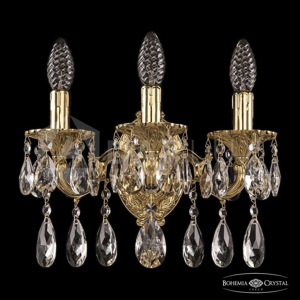 Бра бронзовые 7201B11/3/125 A G Bohemia Ivele Crystal