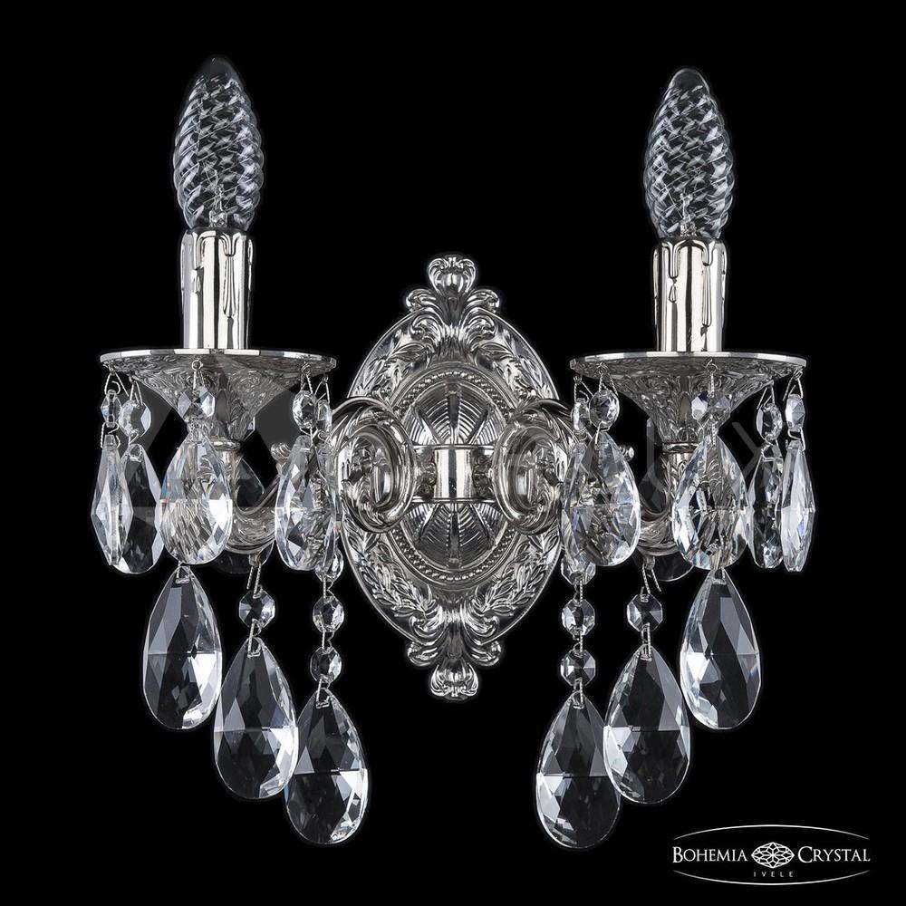 Бра бронзовые 7102B11/2/125/B Ni Bohemia Ivele Crystal