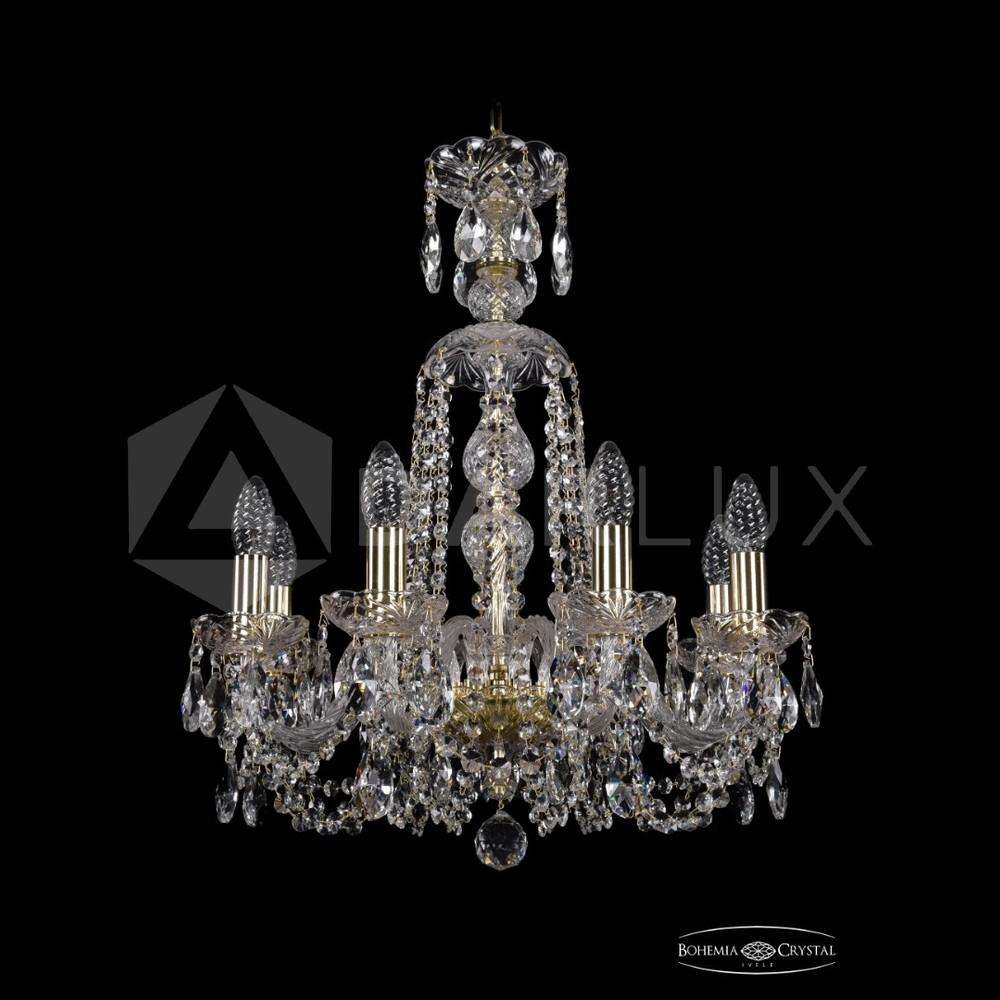 Люстра хрустальная 1402/8/160/XL-59 G Bohemia Ivele Crystal