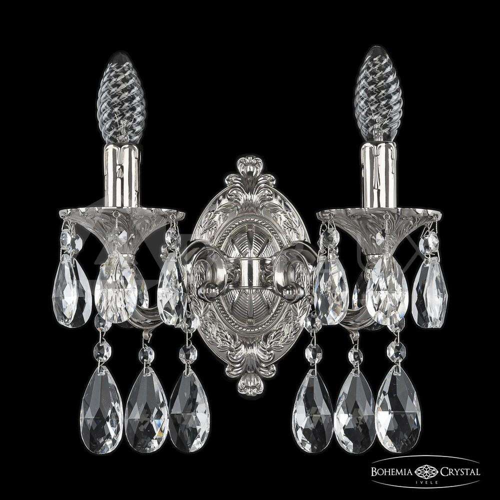 Бра бронзовые 7201B11/2/125 A Ni Bohemia Ivele Crystal