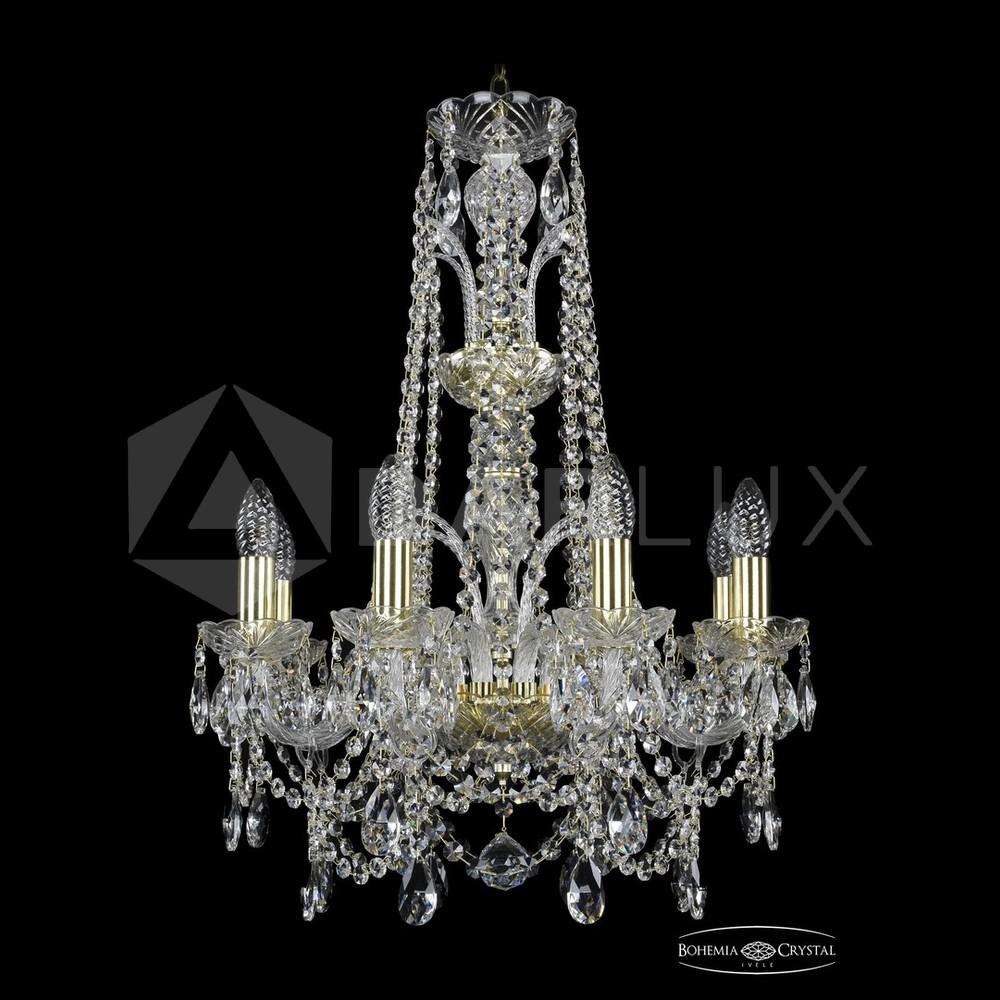 Люстра хрустальная 1411/8/160/XL-65 G Bohemia Ivele Crystal