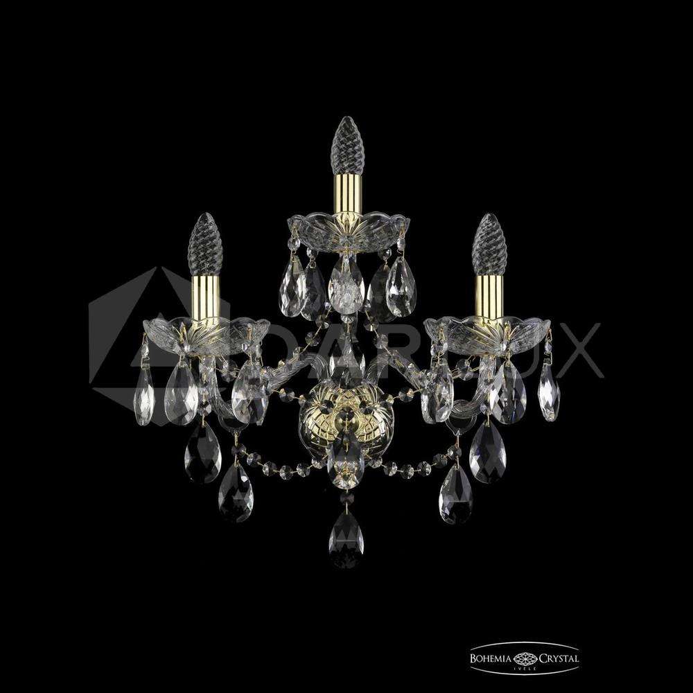 Бра хрустальные 1415B/2+1/200/XL G Bohemia Ivele Crystal