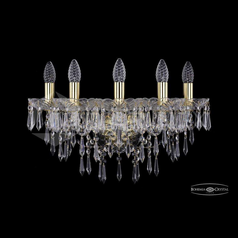 Бра хрустальный 1403B/5/160v/XL G Bohemia Ivele Crystal