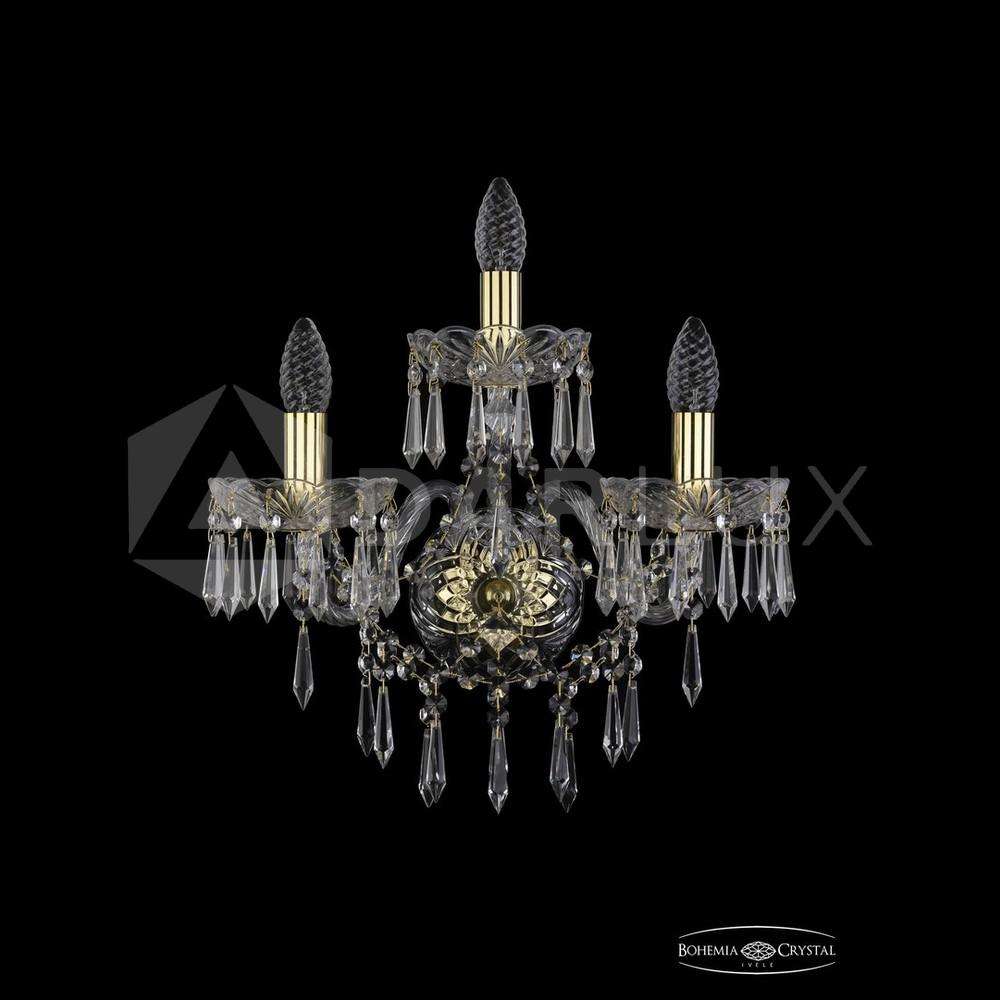 Бра хрустальные 1403B/2+1/160/XL G Bohemia Ivele Crystal