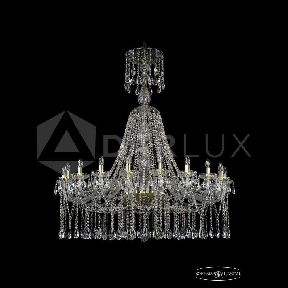 Люстра хрустальная 1413/20/460/XL-147 G Bohemia Ivele Crystal